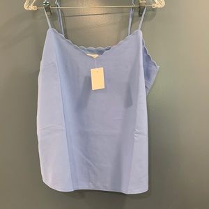 J. Crew Scalloped Cami Top Nwt 10